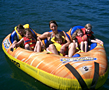 tubing in a towable